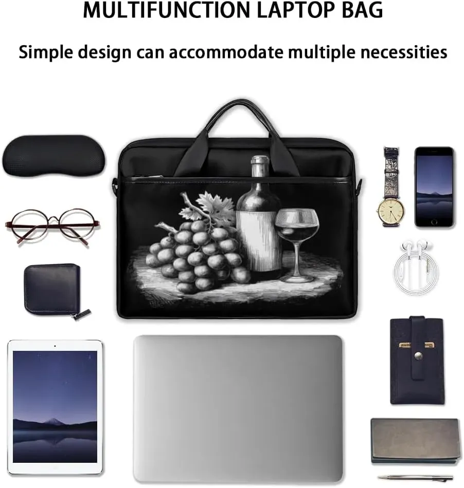 Laptop Shoulder Bag for 13-15 Inch Waterproof Laptop Sleeve Case Bag Slim Computer Carry Case Computer Cases for Laptops