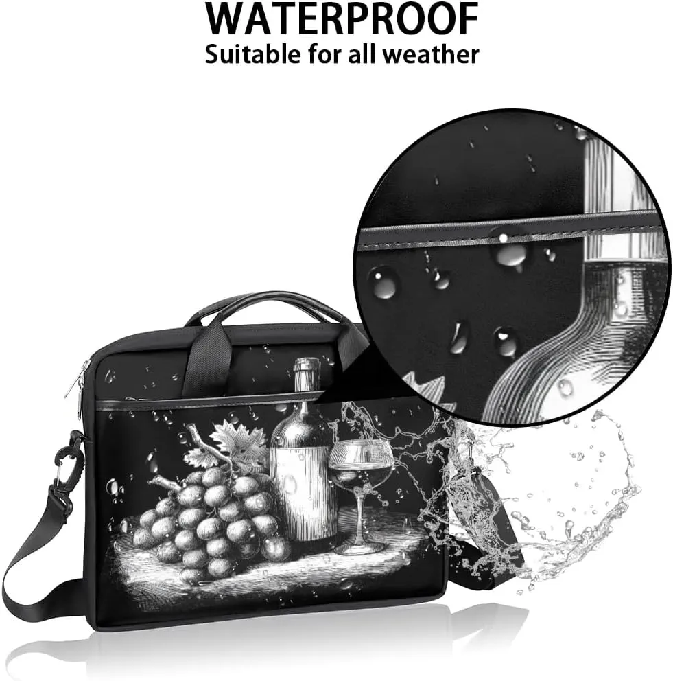Laptop Shoulder Bag for 13-15 Inch Waterproof Laptop Sleeve Case Bag Slim Computer Carry Case Computer Cases for Laptops