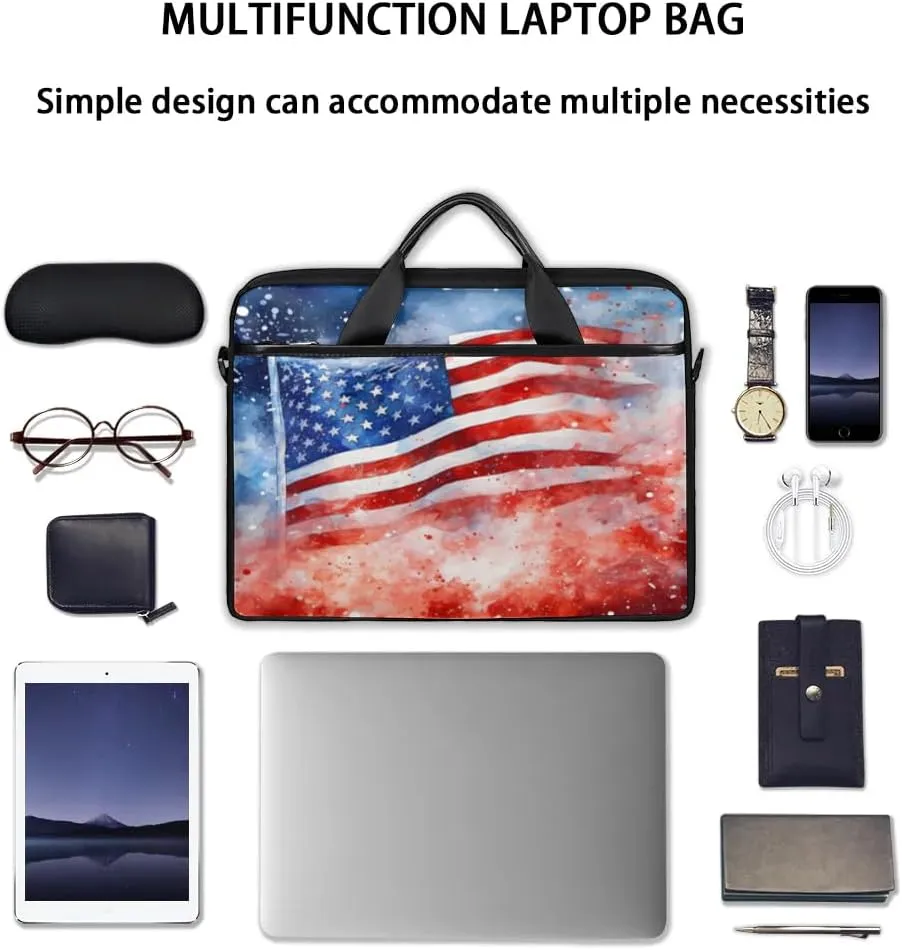 Laptop Shoulder Bag for 13-15 Inch Waterproof Laptop Sleeve Case Bag Slim Computer Carry Case Computer Cases for Laptops