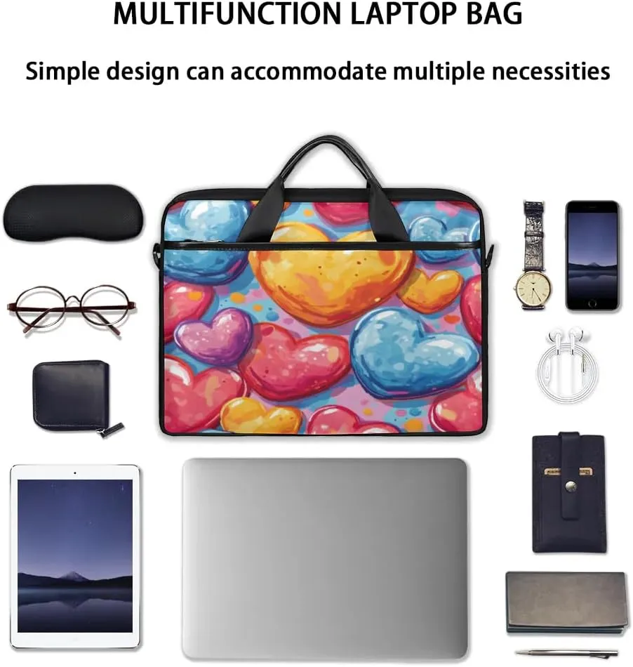 Laptop Shoulder Bag for 13-15 Inch Waterproof Laptop Sleeve Case Bag Slim Computer Carry Case Computer Cases for Laptops