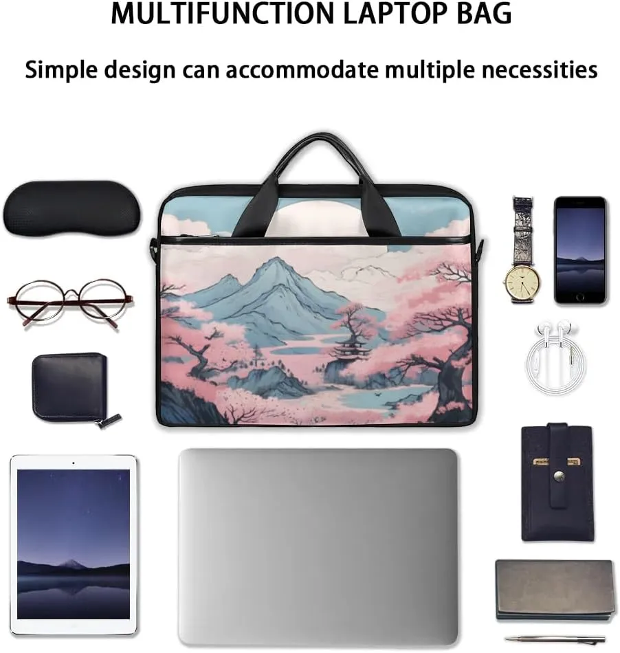 Laptop Shoulder Bag for 13-15 Inch Waterproof Laptop Sleeve Case Bag Slim Computer Carry Case Computer Cases for Laptops