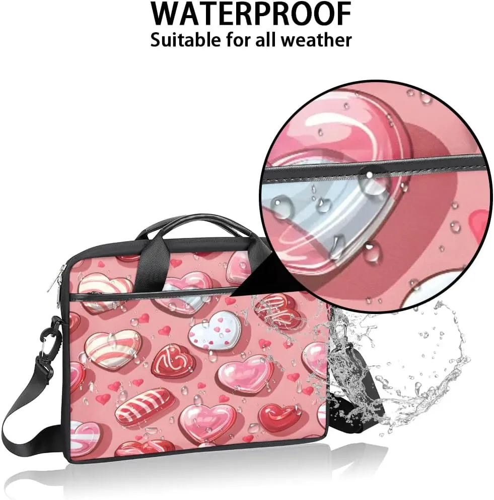 Laptop Shoulder Bag for 13-15 Inch Waterproof Laptop Sleeve Case Bag Slim Computer Carry Case Computer Cases for Laptops