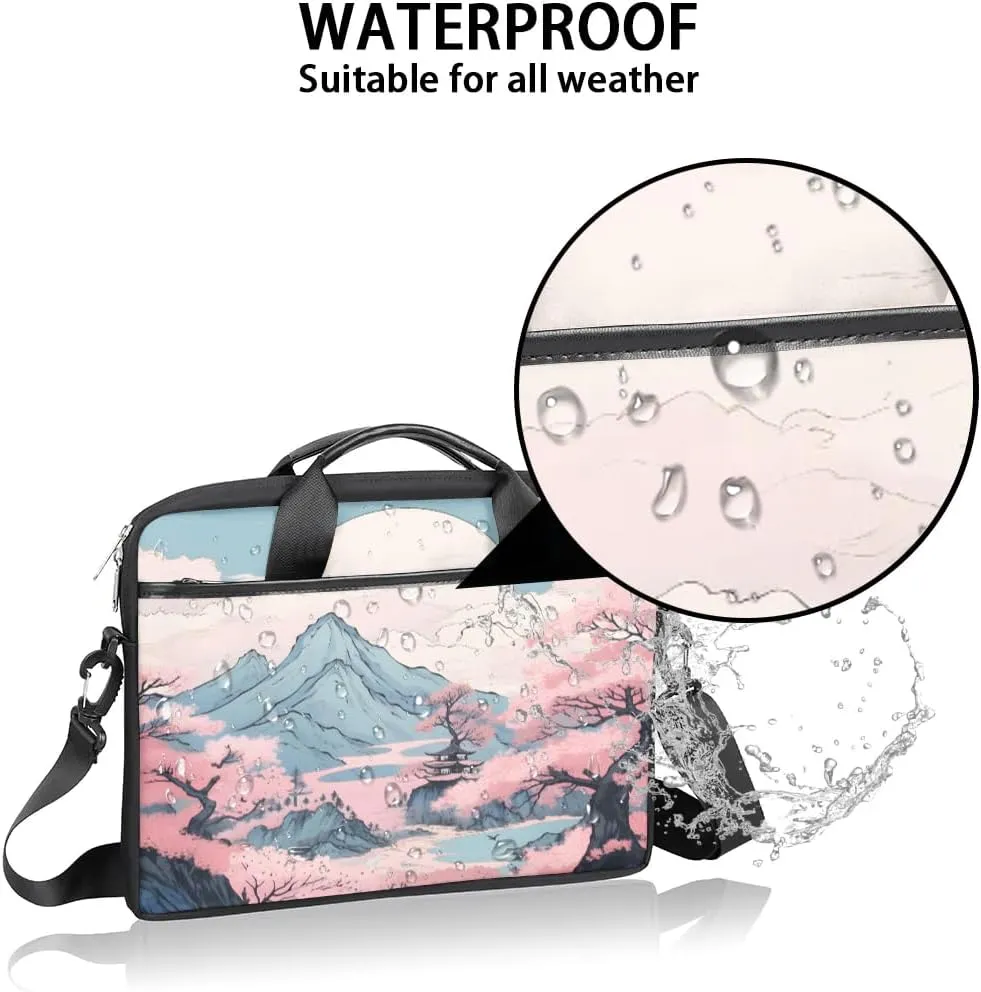 Laptop Shoulder Bag for 13-15 Inch Waterproof Laptop Sleeve Case Bag Slim Computer Carry Case Computer Cases for Laptops