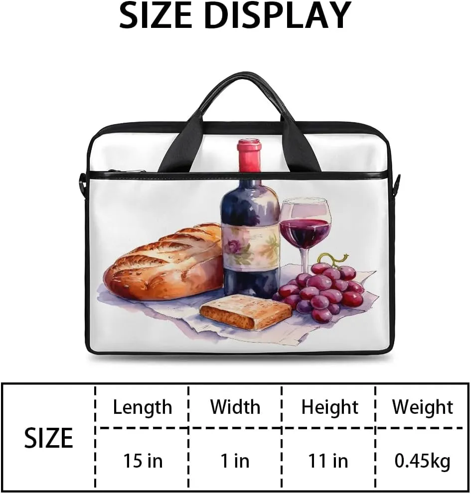 Laptop Shoulder Bag for 13-15 Inch Waterproof Laptop Sleeve Case Bag Slim Computer Carry Case Computer Cases for Laptops