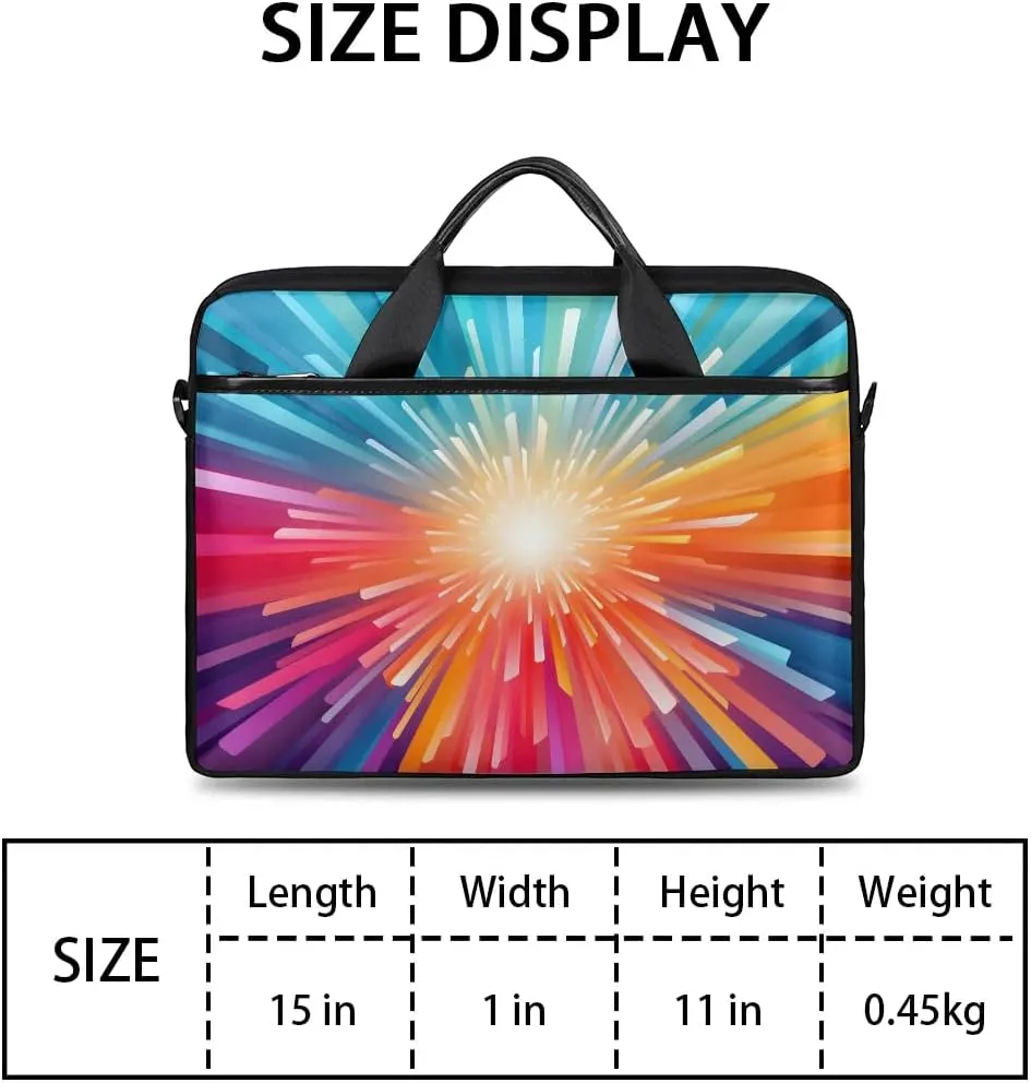 Laptop Shoulder Bag for 13-15 Inch Waterproof Laptop Sleeve Case Bag Slim Computer Carry Case Computer Cases for Laptops