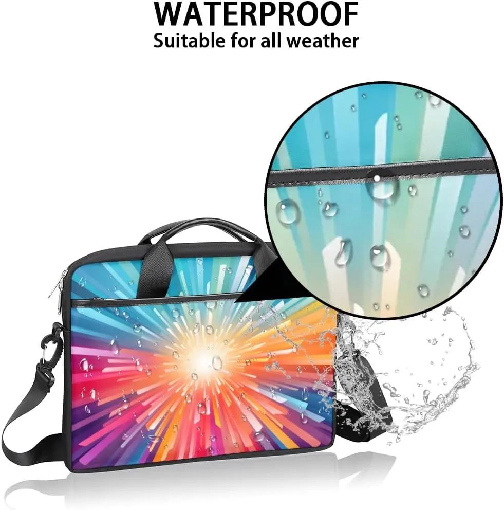 Laptop Shoulder Bag for 13-15 Inch Waterproof Laptop Sleeve Case Bag Slim Computer Carry Case Computer Cases for Laptops