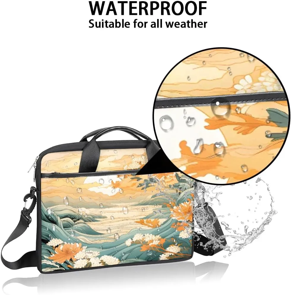 Laptop Shoulder Bag for 13-15 Inch Waterproof Laptop Sleeve Case Bag Slim Computer Carry Case Computer Cases for Laptops