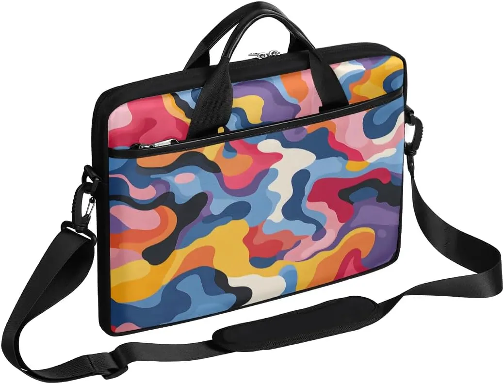Laptop Shoulder Bag for 13-15 Inch Waterproof Laptop Sleeve Case Bag Slim Computer Carry Case Computer Cases for Laptops