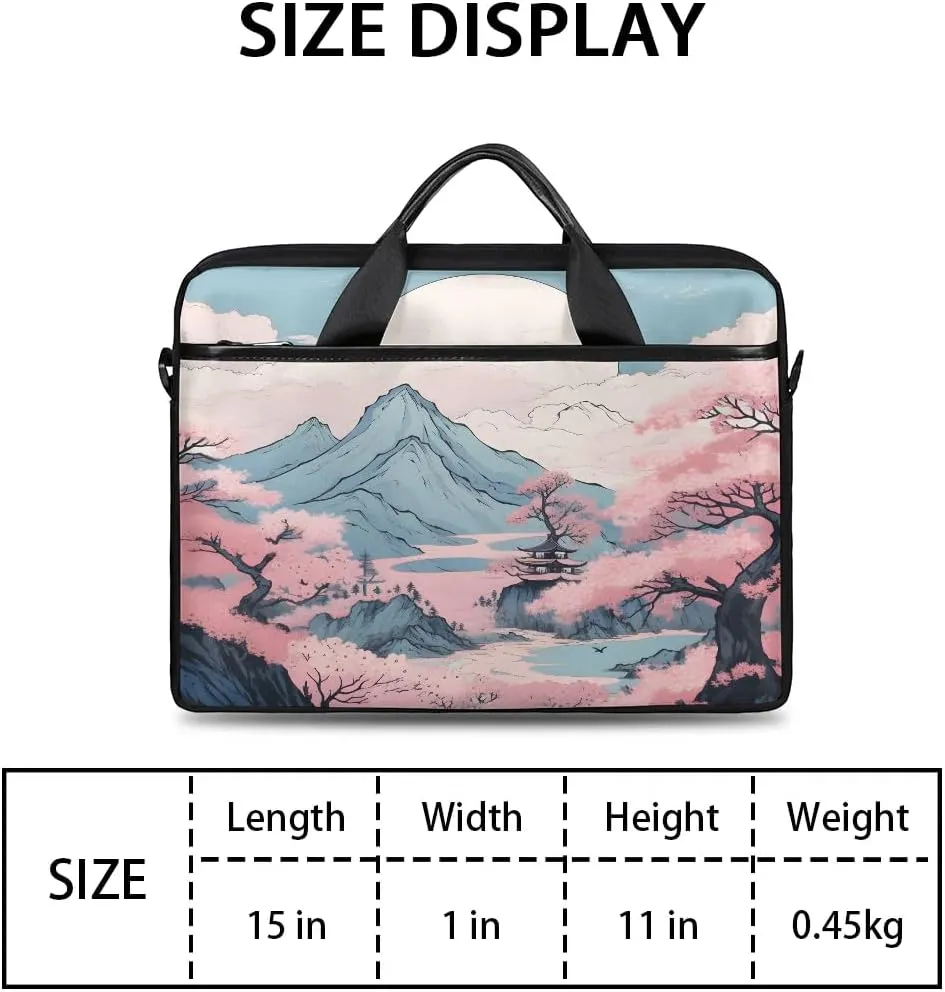 Laptop Shoulder Bag for 13-15 Inch Waterproof Laptop Sleeve Case Bag Slim Computer Carry Case Computer Cases for Laptops