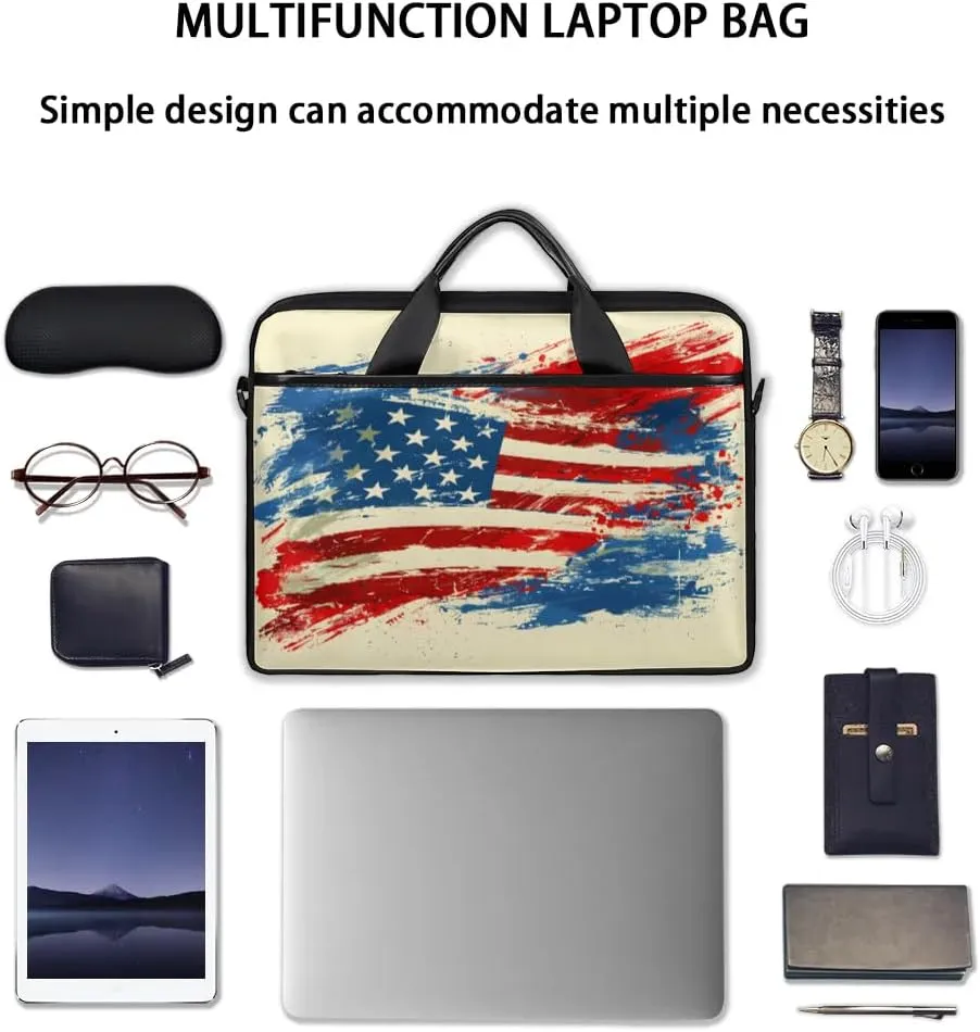 Laptop Shoulder Bag for 13-15 Inch Waterproof Laptop Sleeve Case Bag Slim Computer Carry Case Computer Cases for Laptops