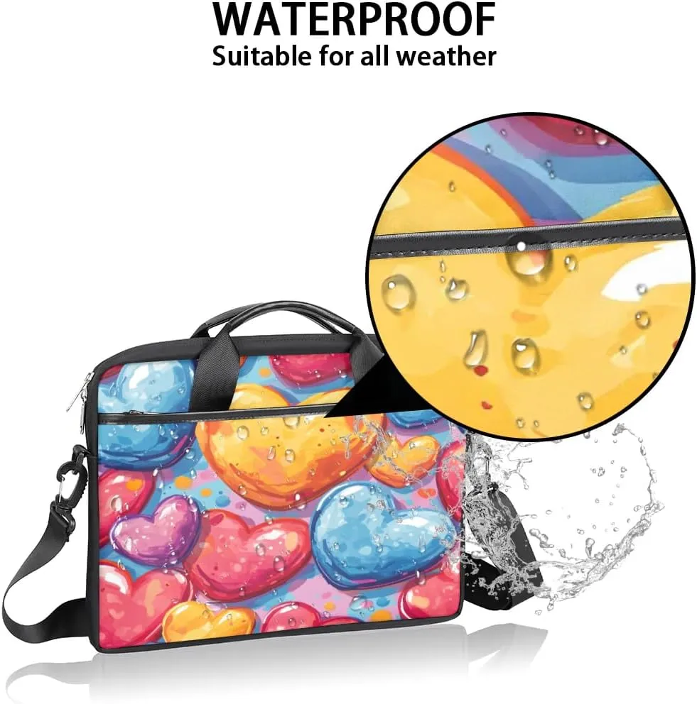 Laptop Shoulder Bag for 13-15 Inch Waterproof Laptop Sleeve Case Bag Slim Computer Carry Case Computer Cases for Laptops