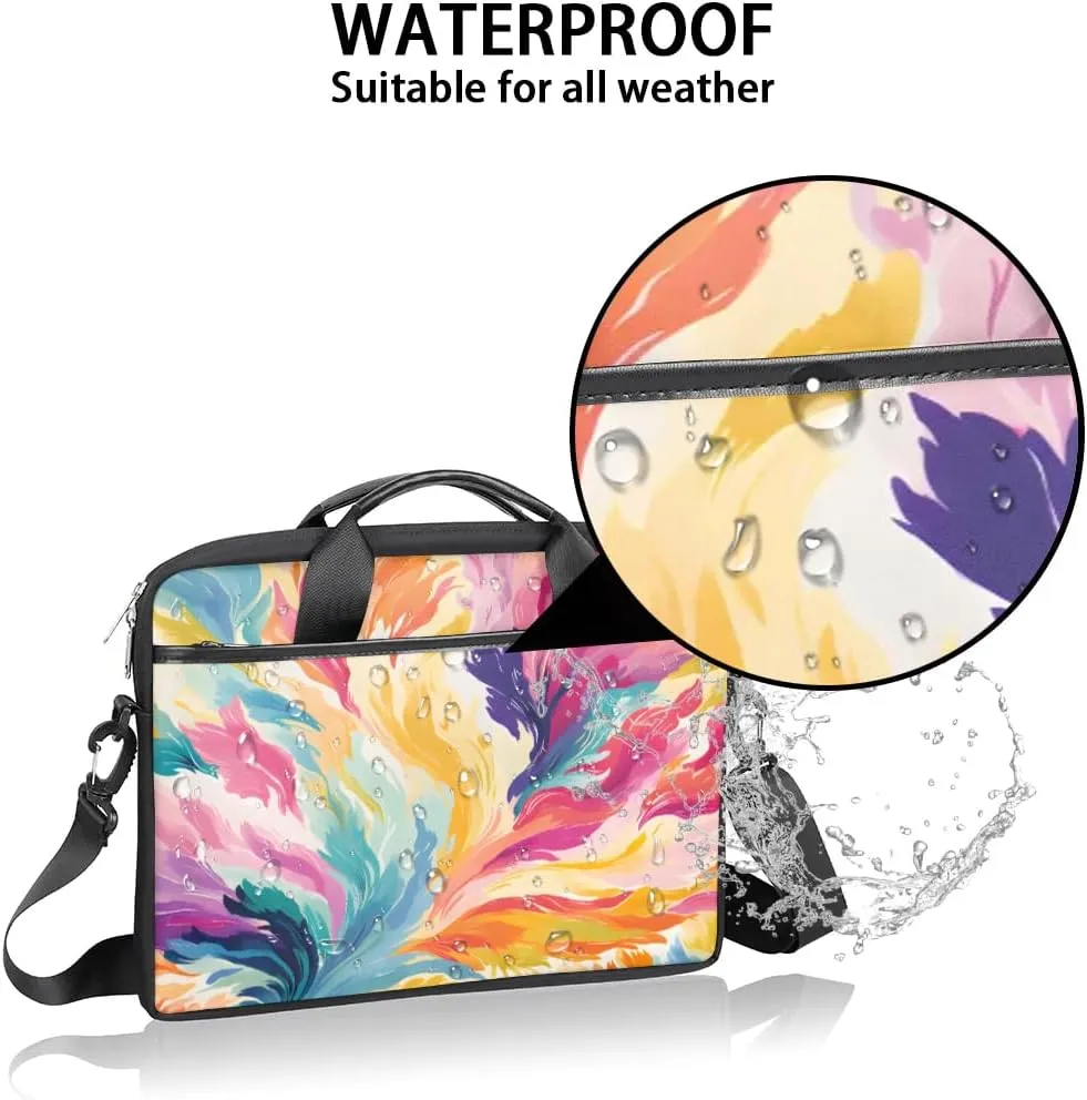 Laptop Shoulder Bag for 13-15 Inch Waterproof Laptop Sleeve Case Bag Slim Computer Carry Case Computer Cases for Laptops