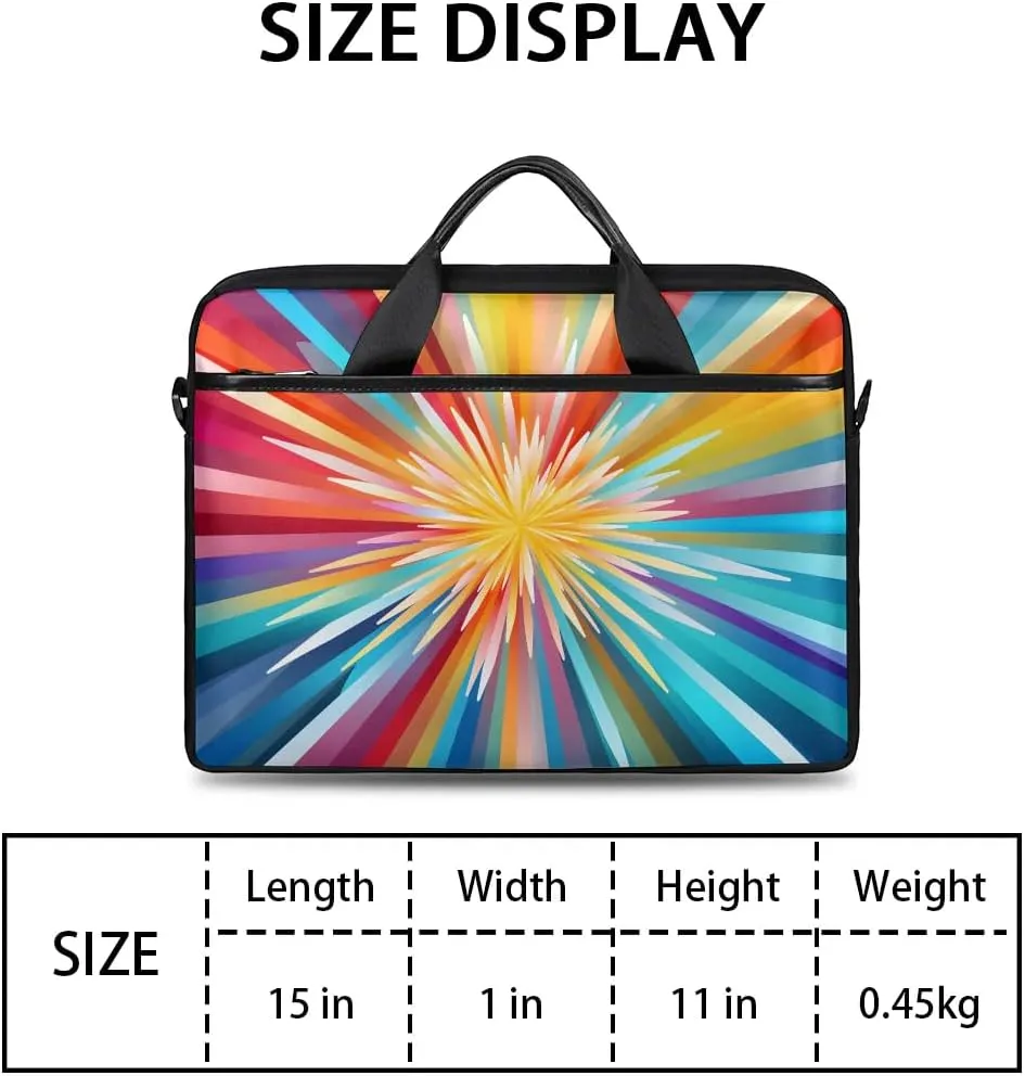 Laptop Shoulder Bag for 13-15 Inch Waterproof Laptop Sleeve Case Bag Slim Computer Carry Case Computer Cases for Laptops