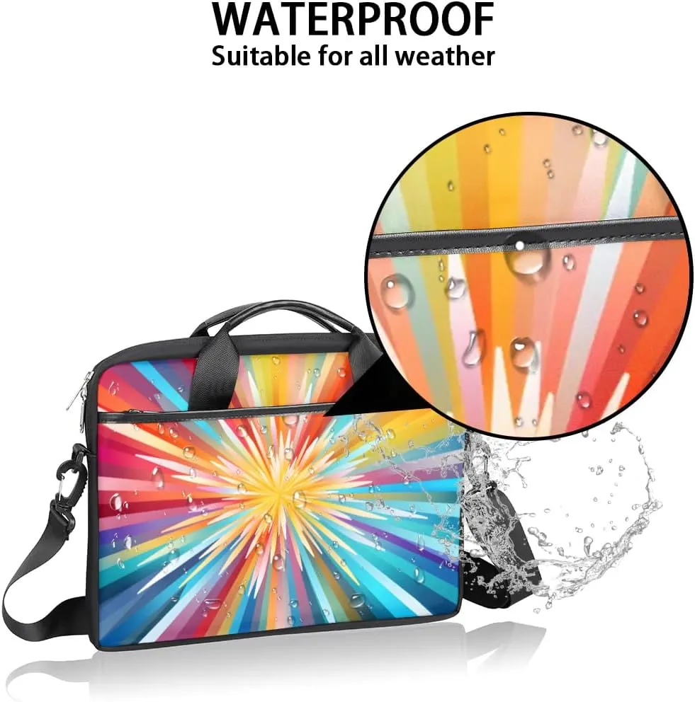 Laptop Shoulder Bag for 13-15 Inch Waterproof Laptop Sleeve Case Bag Slim Computer Carry Case Computer Cases for Laptops