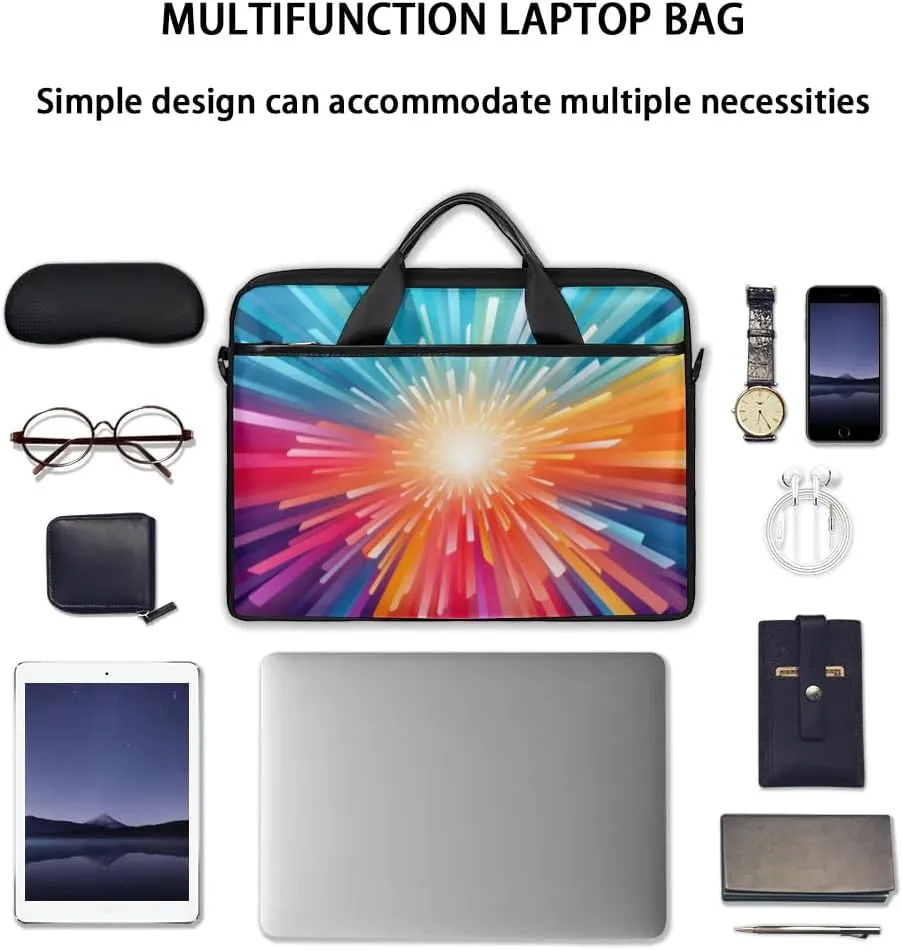 Laptop Shoulder Bag for 13-15 Inch Waterproof Laptop Sleeve Case Bag Slim Computer Carry Case Computer Cases for Laptops