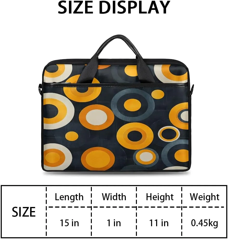 Laptop Shoulder Bag for 13-15 Inch Waterproof Laptop Sleeve Case Bag Slim Computer Carry Case Computer Cases for Laptops