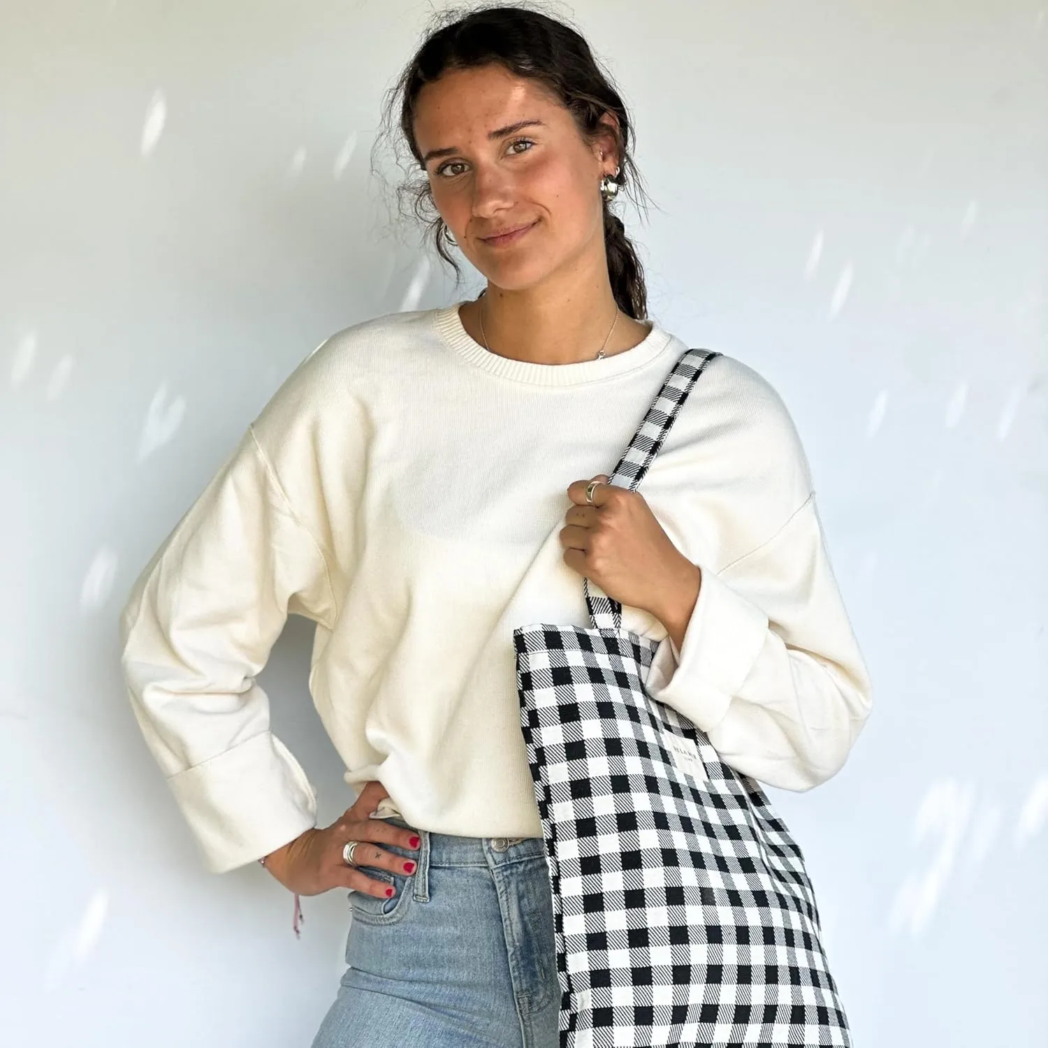 LARGE BOHO TOTE BAG for WOMEN – Animal Free Shoulder Bag – Boho Hippie Purse for Beach, Work & Daily Use