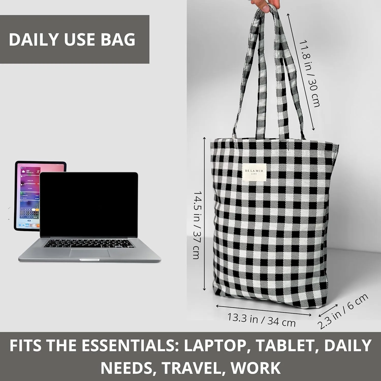 LARGE BOHO TOTE BAG for WOMEN – Animal Free Shoulder Bag – Boho Hippie Purse for Beach, Work & Daily Use