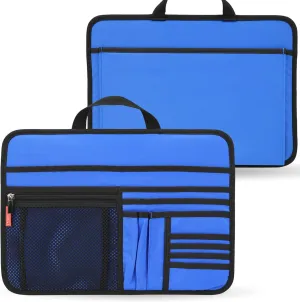 Large Briefcase Insert Organizer for Work Office File Document Laptop Storage Organizer (L, Blue)