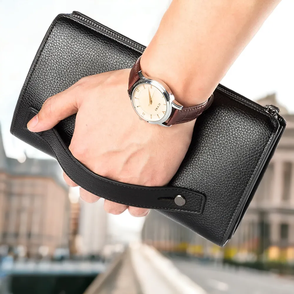 Large Capacity Carrying Handle Wallet For Men