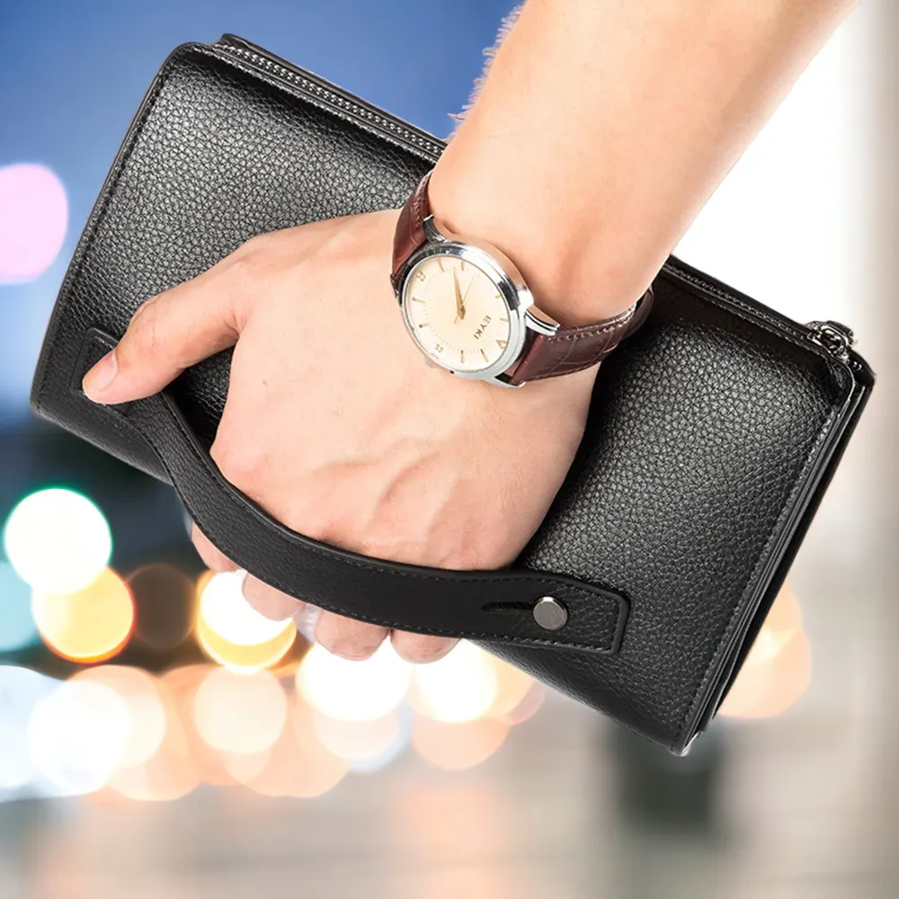 Large Capacity Carrying Handle Wallet For Men