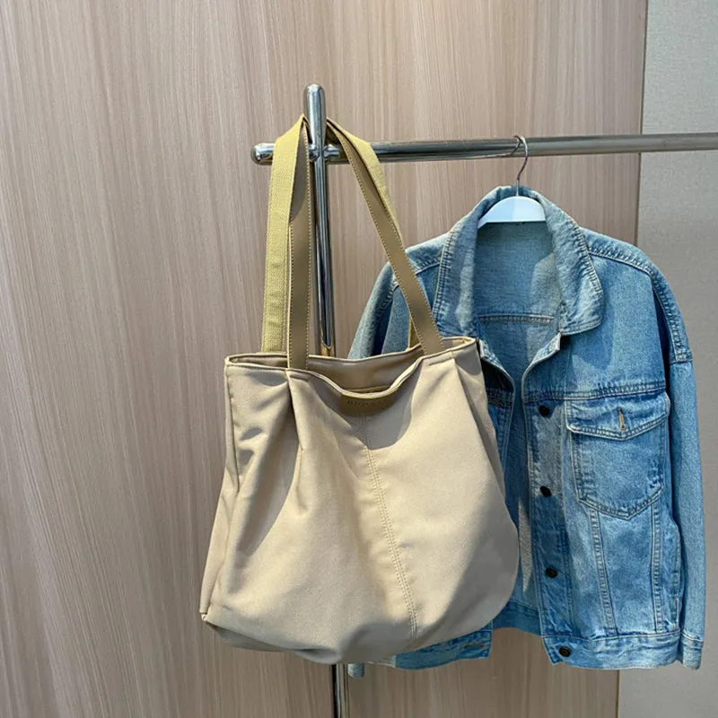 Large Capacity Totes Simple Commuting Daily Shopping Shoulder Bag