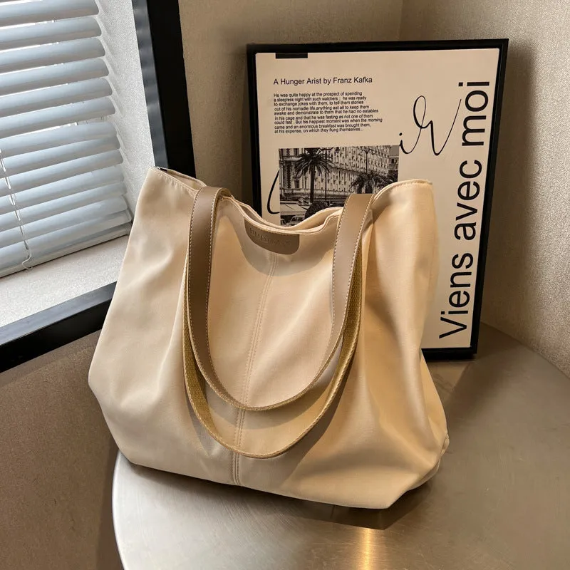 Large Capacity Totes Simple Commuting Daily Shopping Shoulder Bag