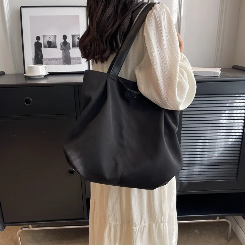 Large Capacity Totes Simple Commuting Daily Shopping Shoulder Bag