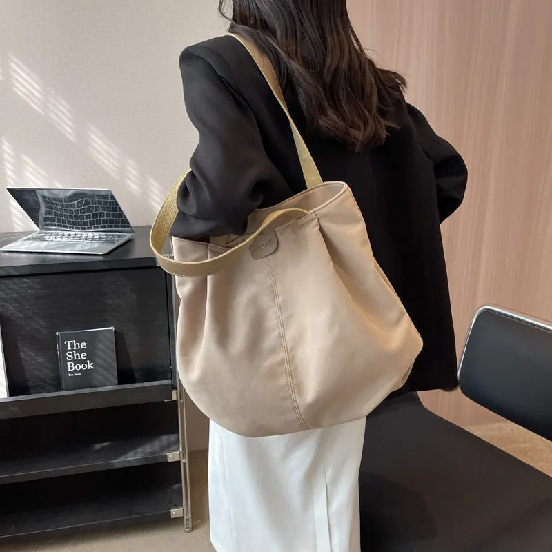 Large Capacity Totes Simple Commuting Daily Shopping Shoulder Bag