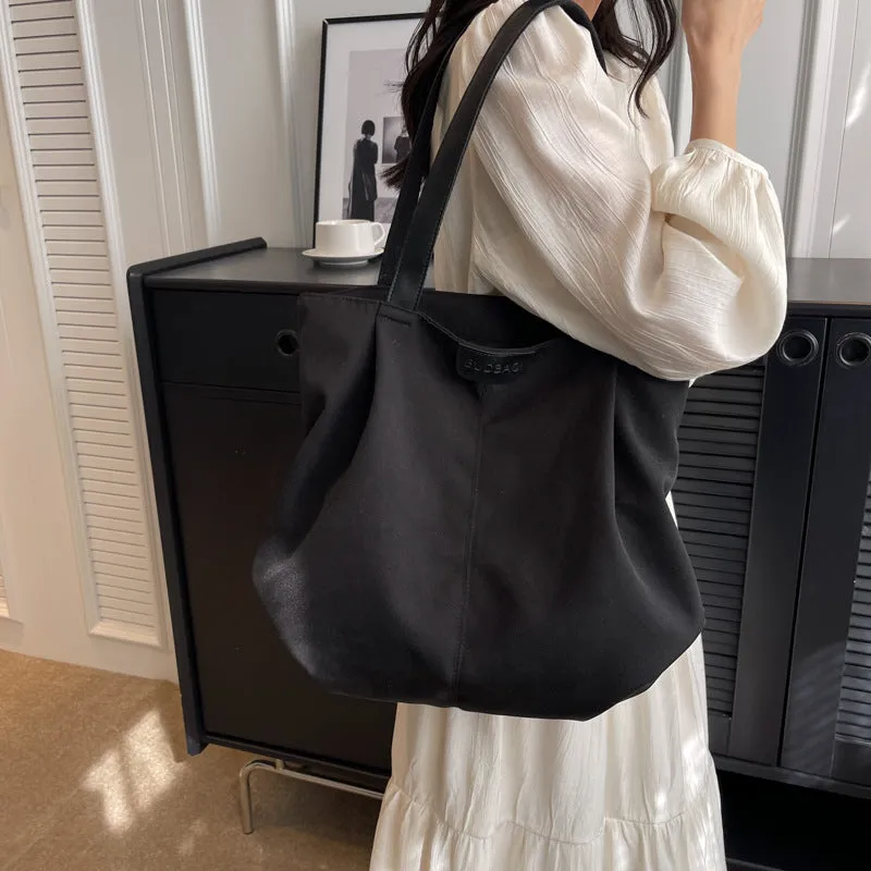 Large Capacity Totes Simple Commuting Daily Shopping Shoulder Bag