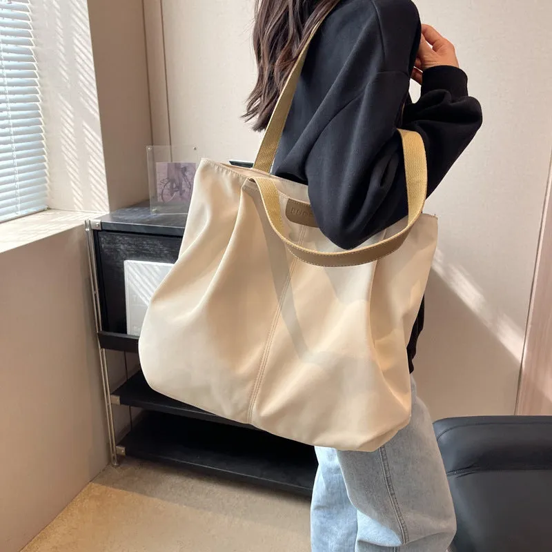 Large Capacity Totes Simple Commuting Daily Shopping Shoulder Bag