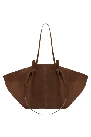 Large Mochi Chocolate Suede