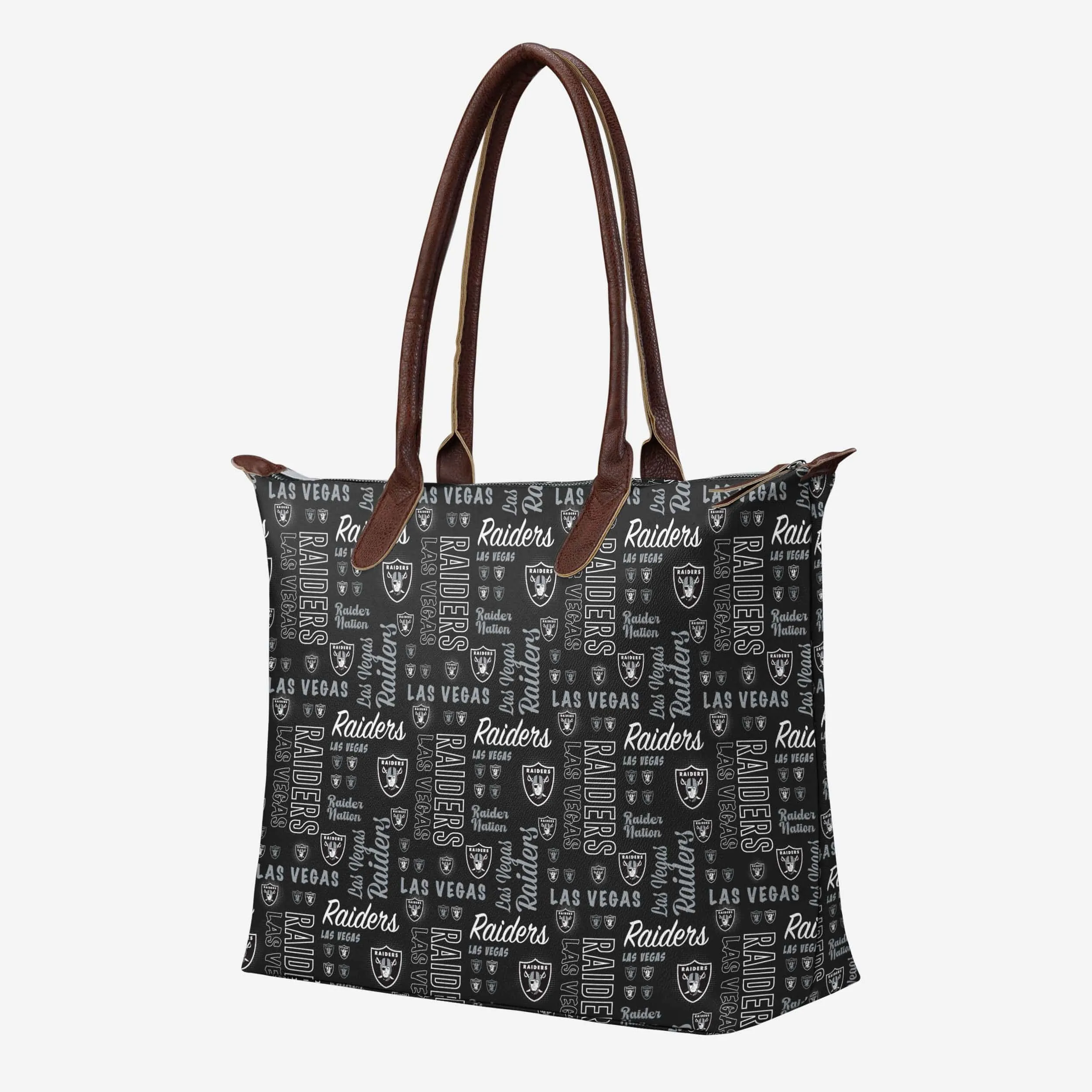 Las Vegas Raiders Spirited Style Printed Collection Tote Bag
