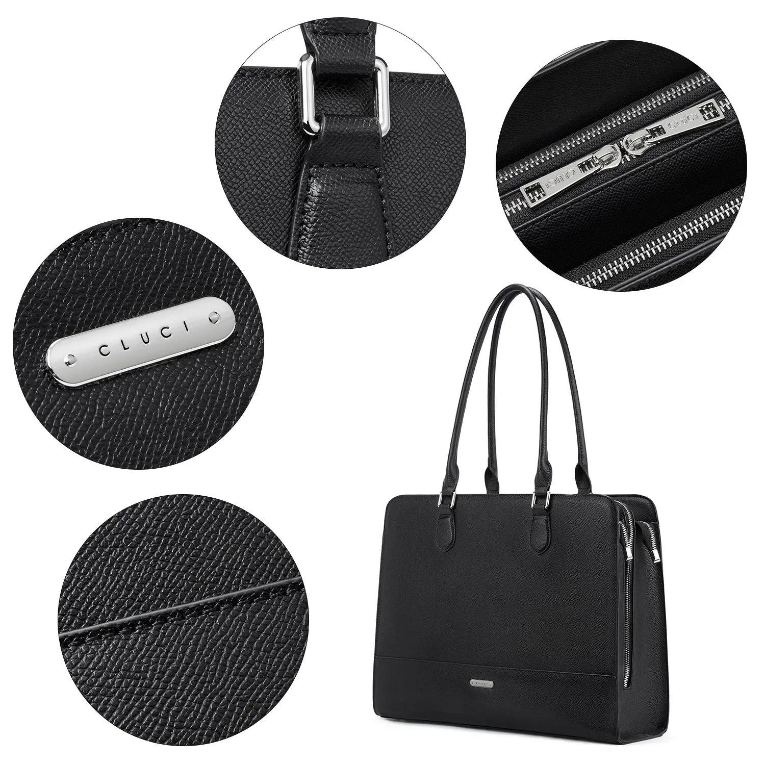 Lauren Designer Leather Briefcase For Women For Commuting