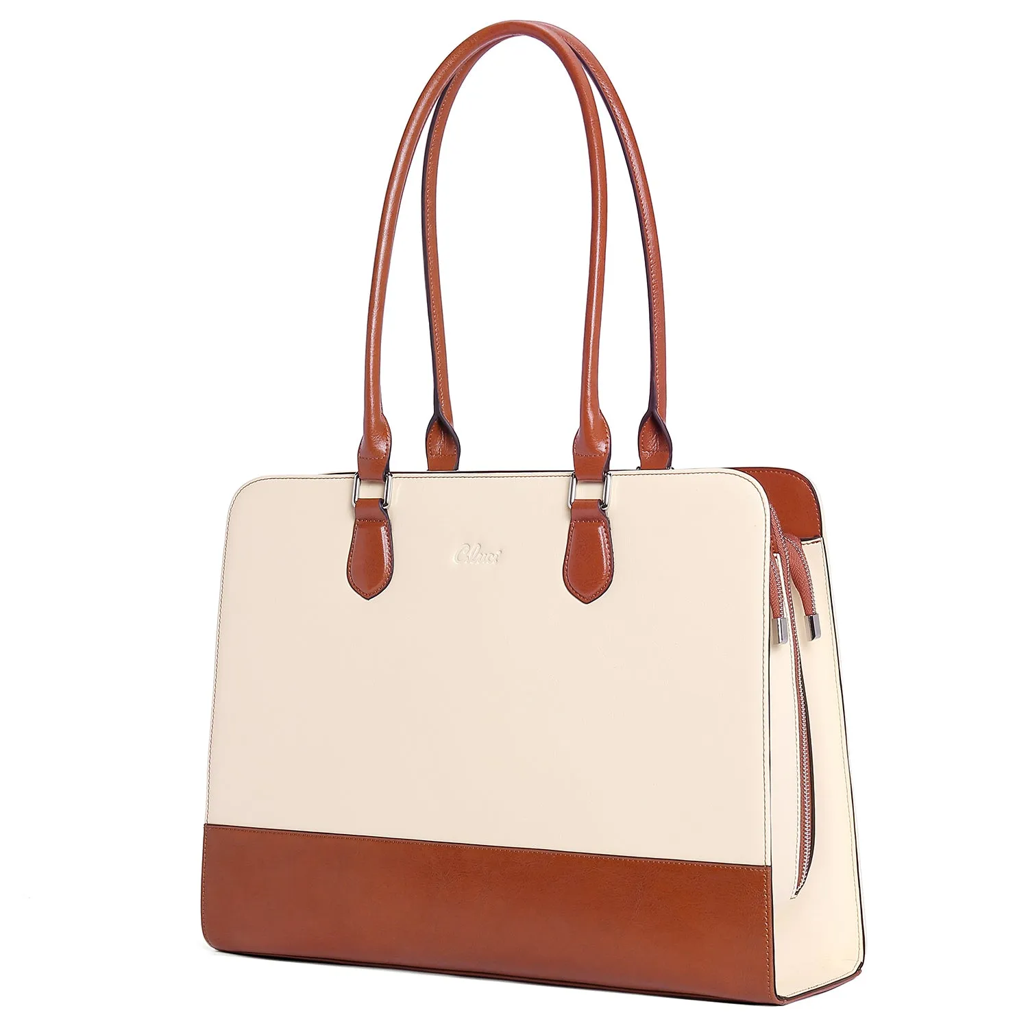 Lauren Designer Leather Briefcase For Women For Commuting