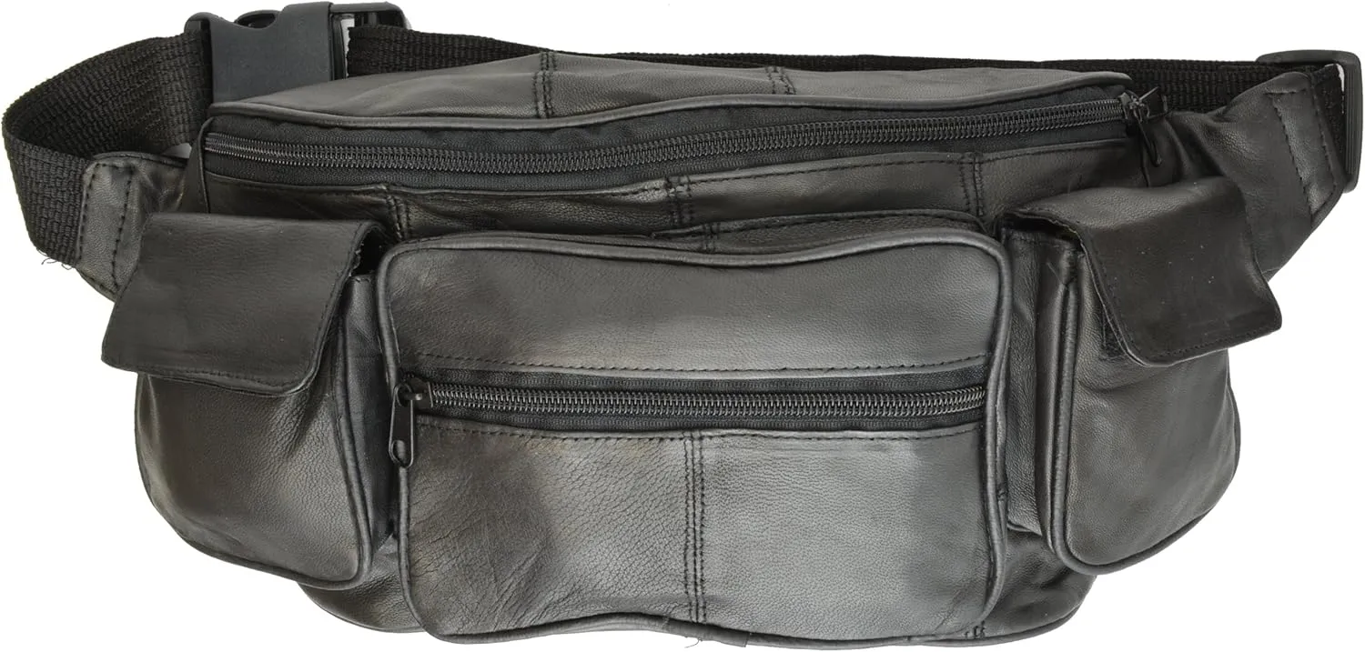 Leather Fanny Bag - 405