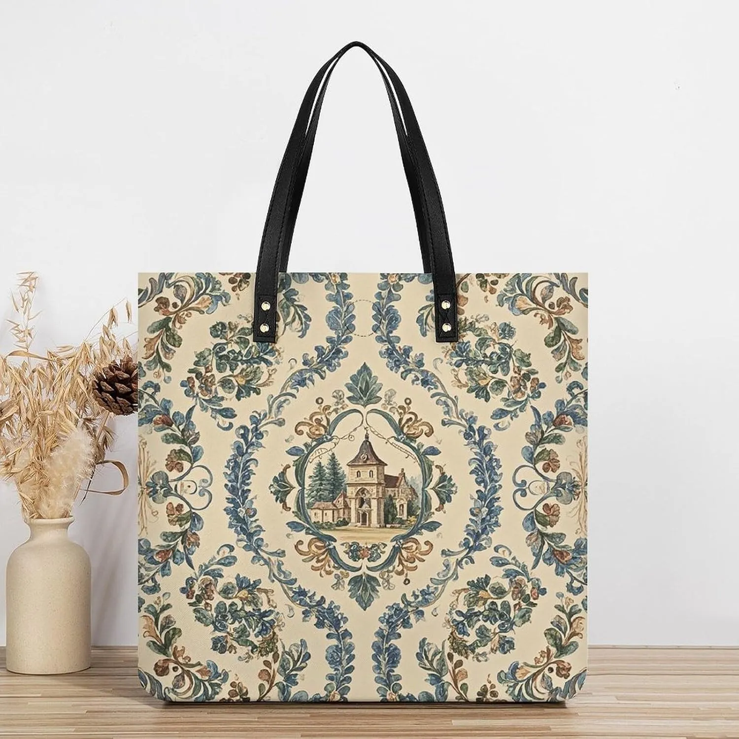 Leather Handbag for Women Tote Bag with Magnetic Buckle Bald Eagle Crossbody Bag Shoulder Bags