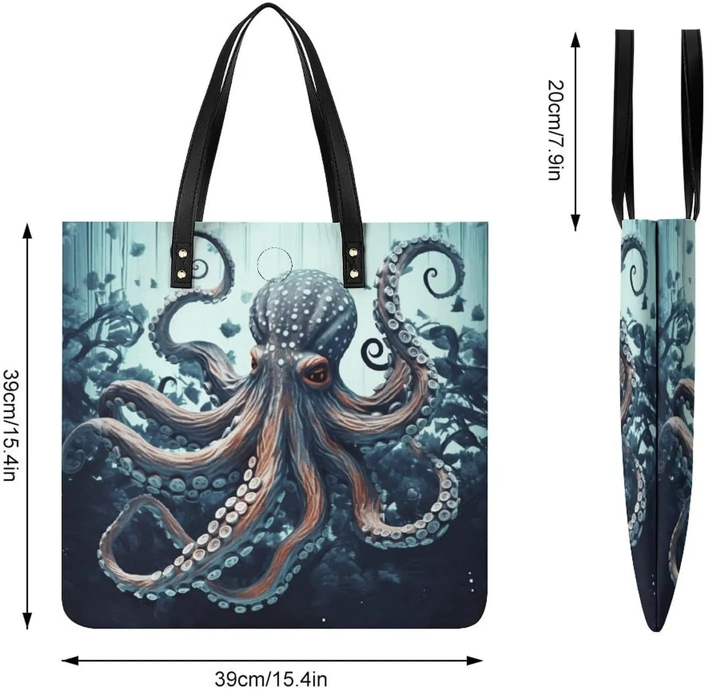 Leather Handbag for Women Tote Bag with Magnetic Buckle Flag of Mexico Crossbody Bag Shoulder Bags