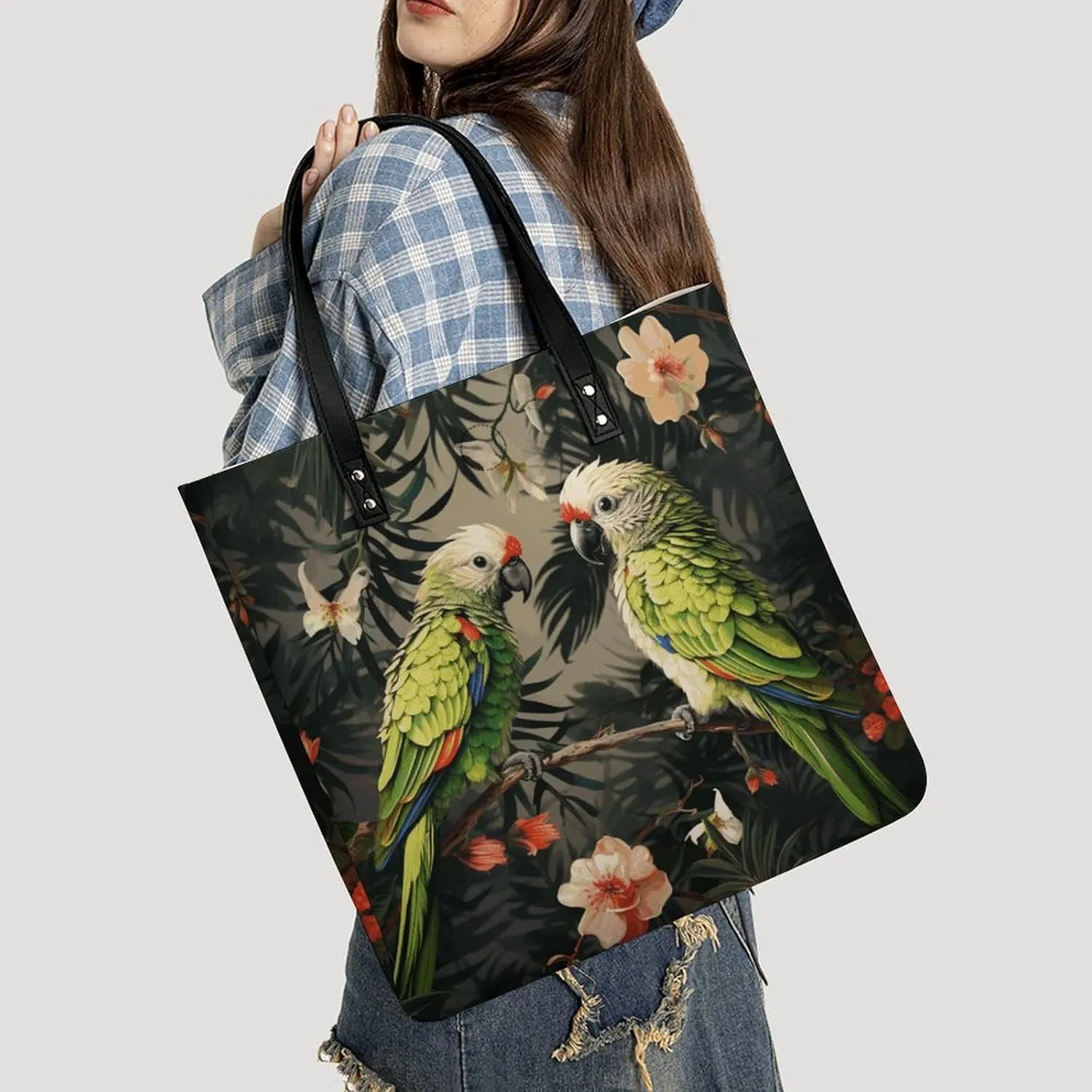 Leather Handbag for Women Tote Bag with Magnetic Buckle Flag of Mexico Crossbody Bag Shoulder Bags