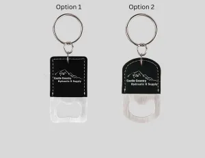 Leather Keychain Bottle Openers