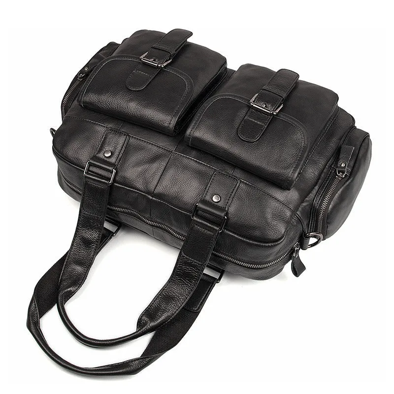 Leather Laptop Bags For Men, Full Grain Leather Briefcases