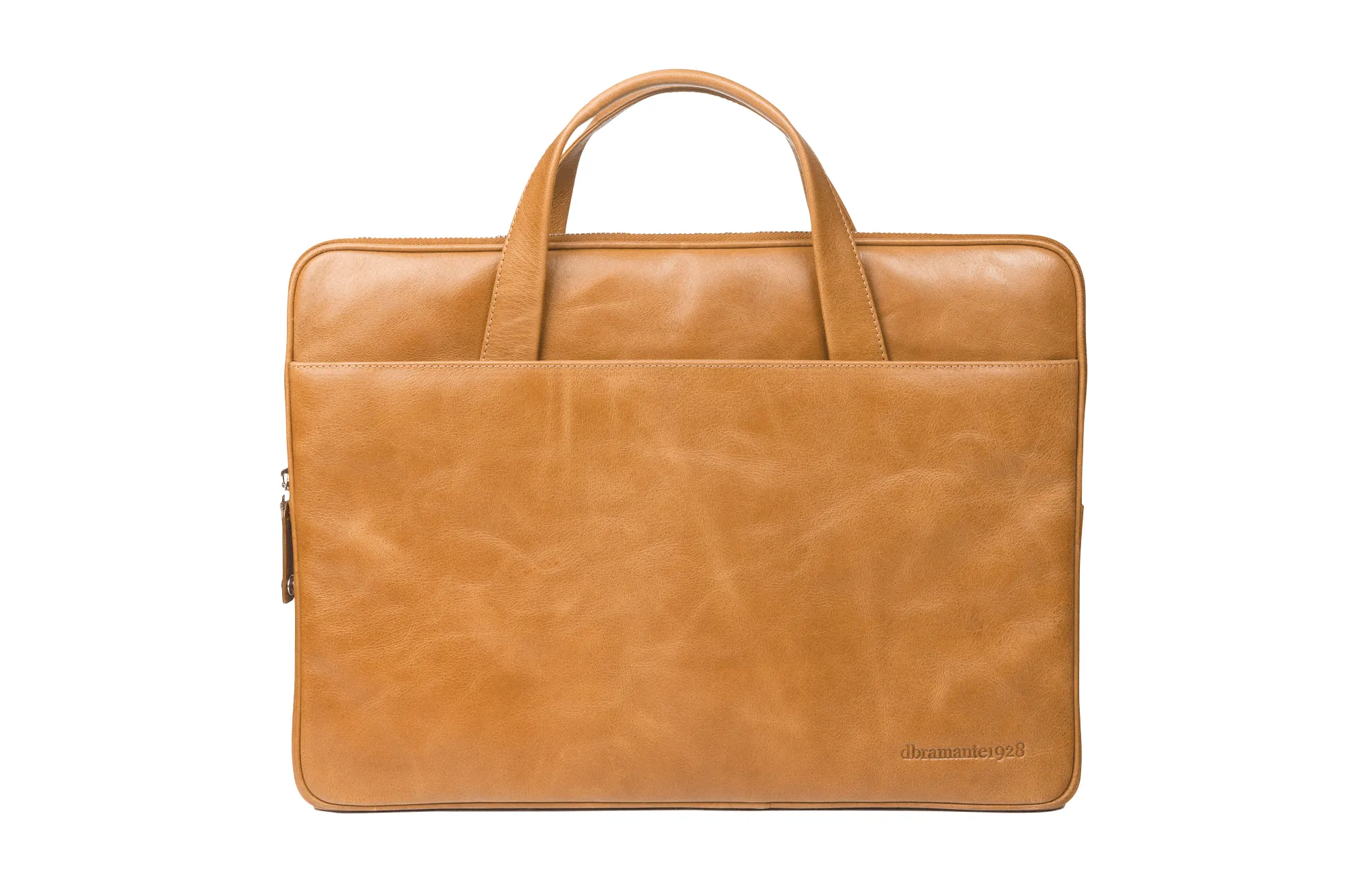 Leather Laptopcase Silkeborg for PC & MacBooks up to 15"- Tan