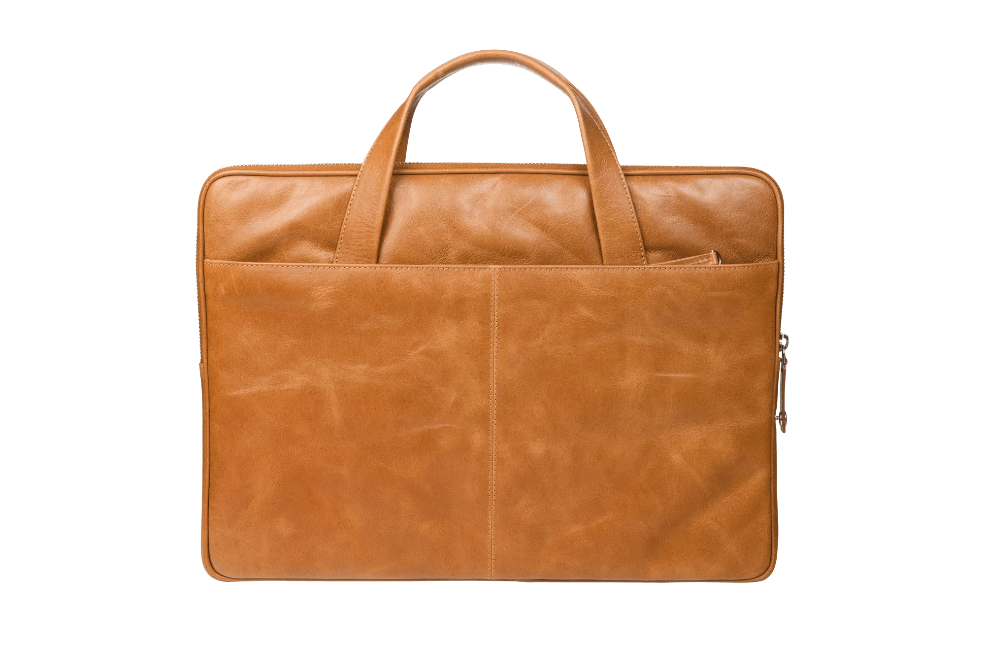 Leather Laptopcase Silkeborg for PC & MacBooks up to 15"- Tan