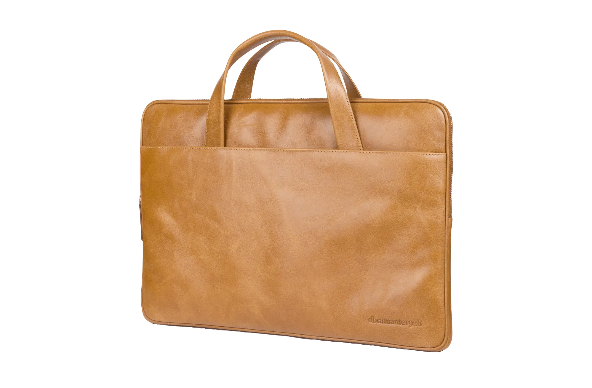 Leather Laptopcase Silkeborg for PC & MacBooks up to 15"- Tan