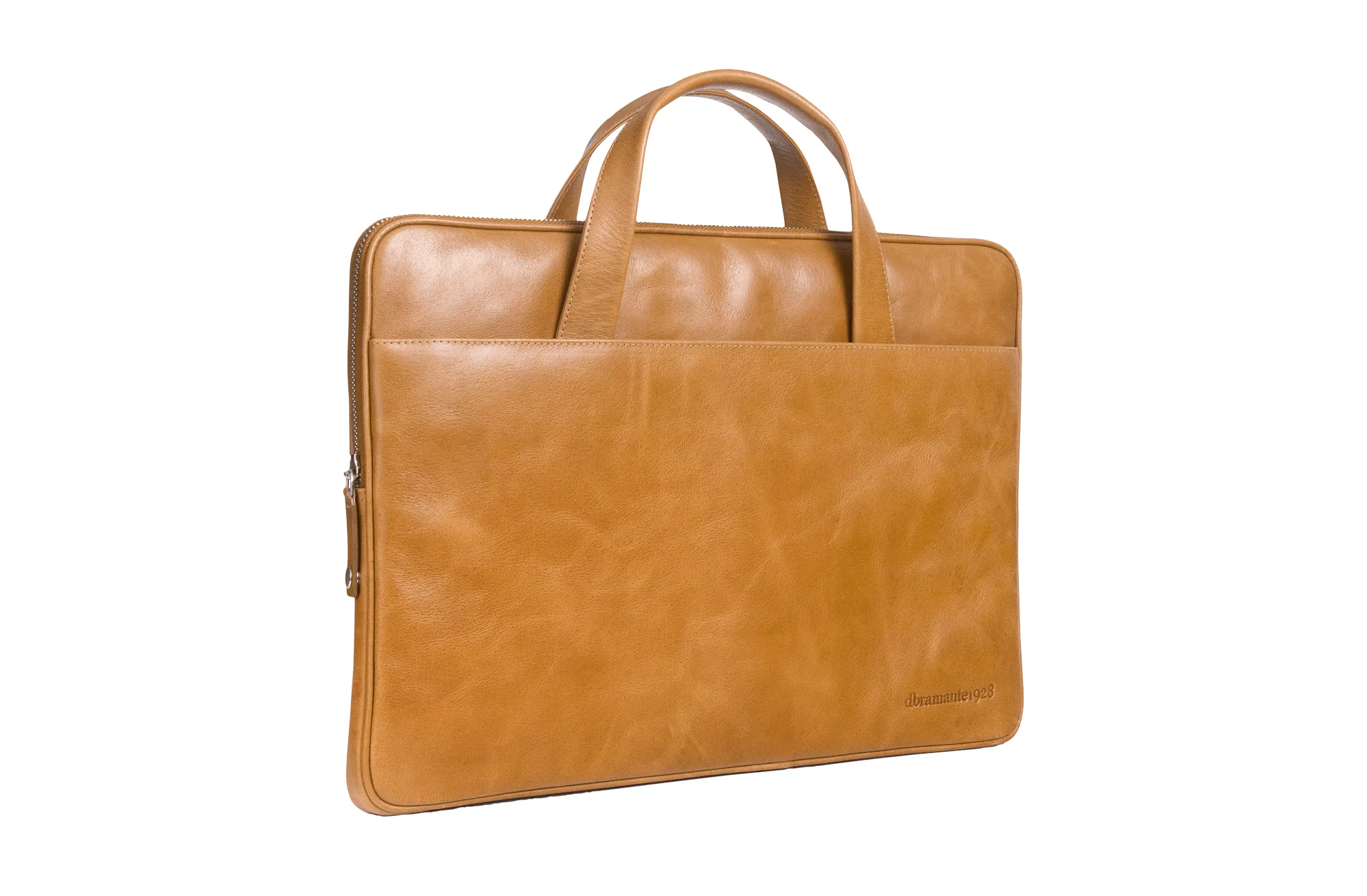 Leather Laptopcase Silkeborg for PC & MacBooks up to 15"- Tan