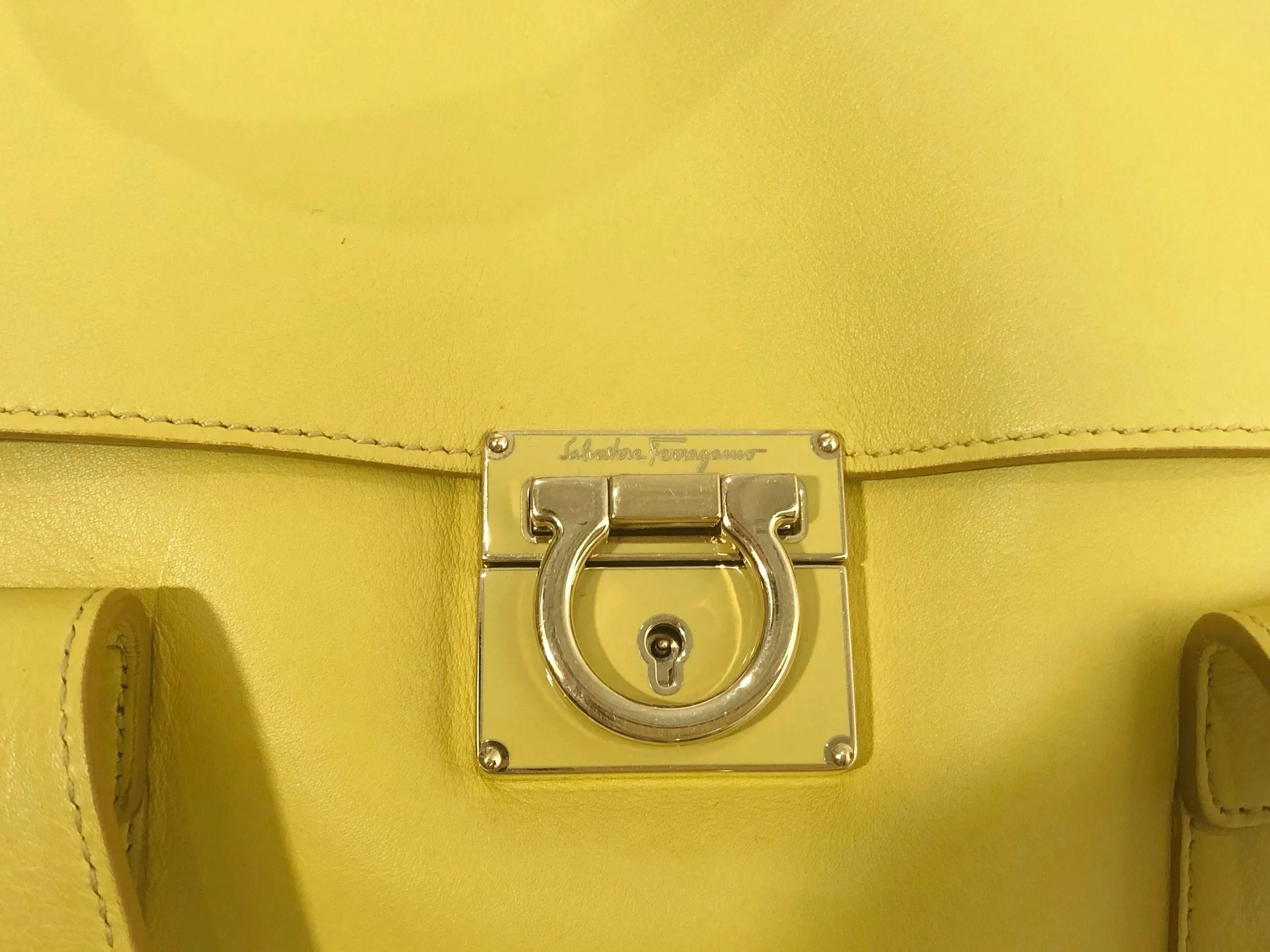 Leather Satchel W/Pouch