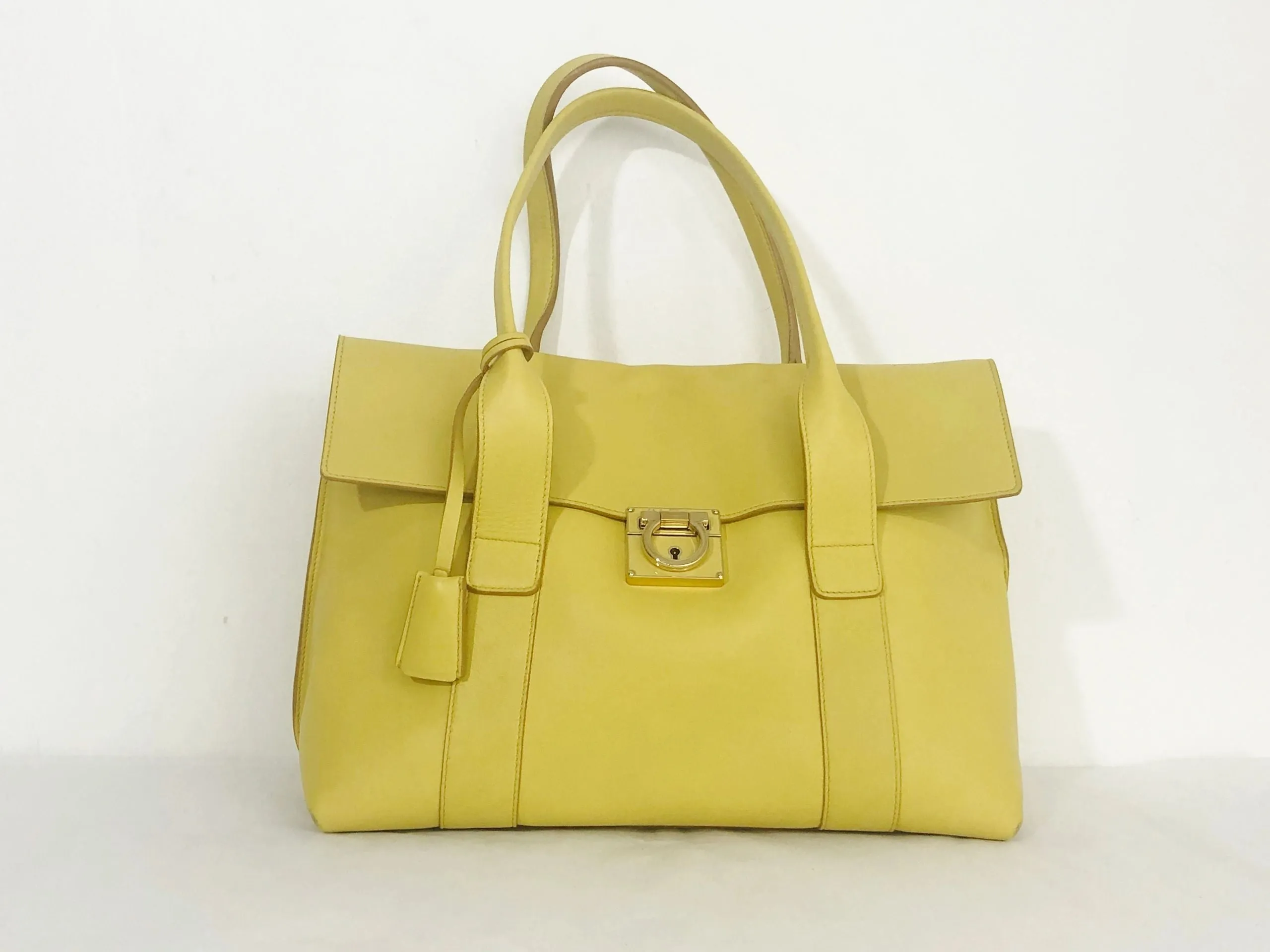 Leather Satchel W/Pouch
