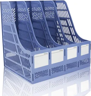 Lemical A4 Office Organizer Letter Size File Folder Organiser File Holder Desktop File Organizer Boxes Magazine File Dividers Document File Organizer Office Storage Boxes Desk File Rack Box