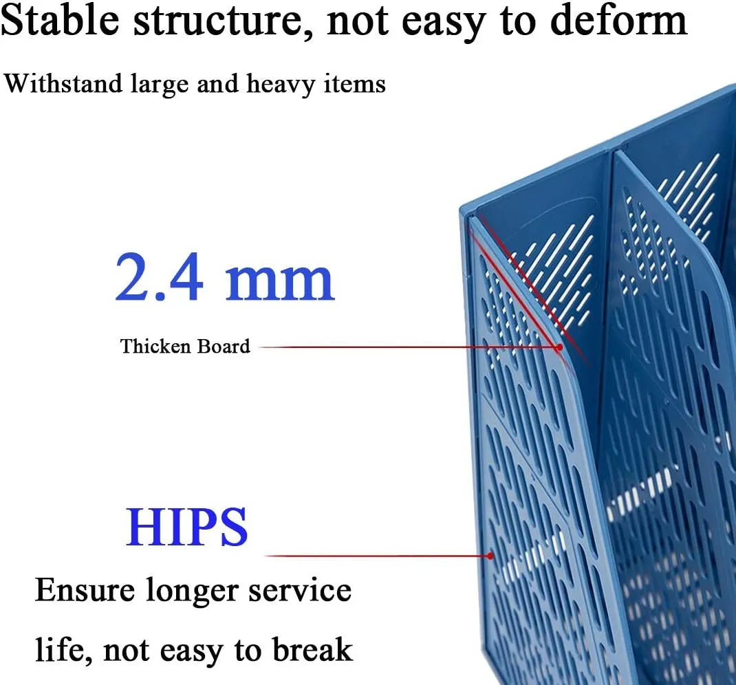 Lemical A4 Office Organizer Letter Size File Folder Organiser File Holder Desktop File Organizer Boxes Magazine File Dividers Document File Organizer Office Storage Boxes Desk File Rack Box