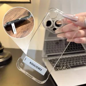 💥Limited time 50% off🔥Transparent Frameless Phone Case with Stand for iPhone